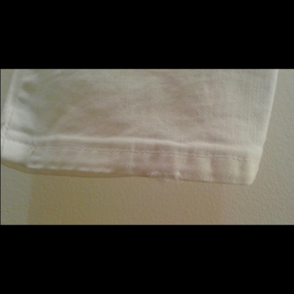 White Low Rise Jeans - Picture 6 of 6